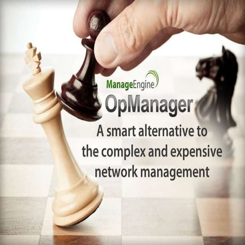 OpManager - A smart alternative to complex network management frameworks