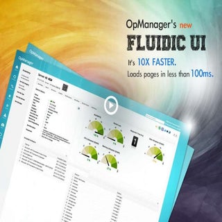 OpManager's new Fluidic UI
