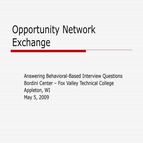 Actions Speak! Behavior-based Interviewing | PDF