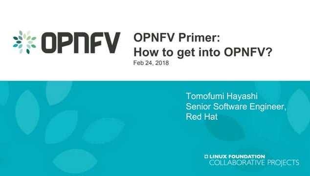 Opnfv primer  how to get into opnfv 