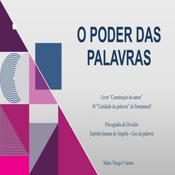 O evangelho segundo o Espiritismo. | PPTX