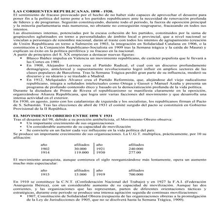 OposocióNrestauracióN1902 1931