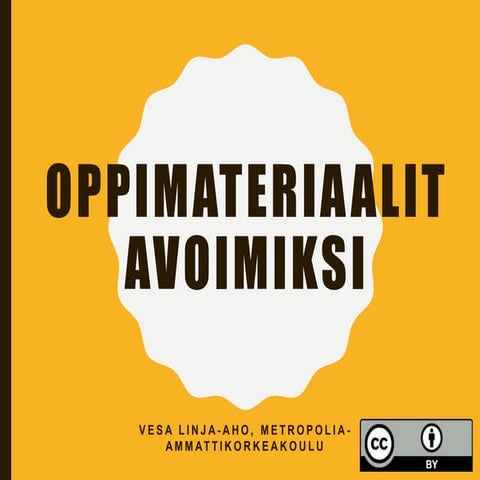 Oppimateriaalit avoimiksi