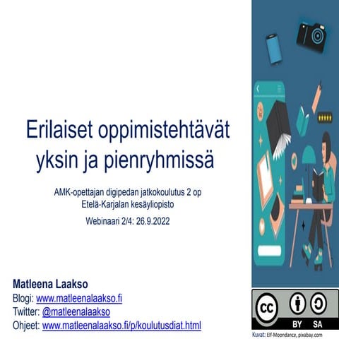 Erilaiset oppimistehtävät 26.9.22