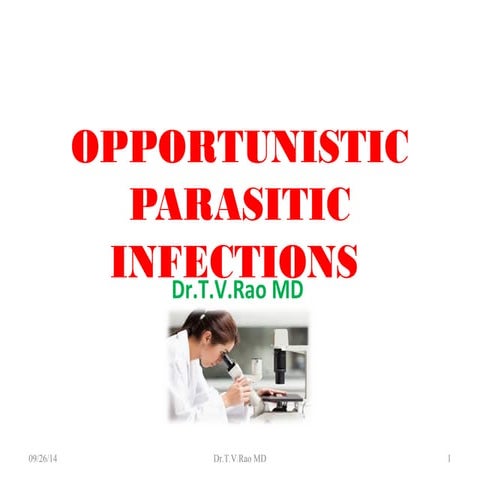 Opportunistic parasitic infections