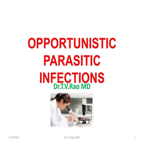 OPPORTUNISTIC PARASITIC INFECTIONS.ppt