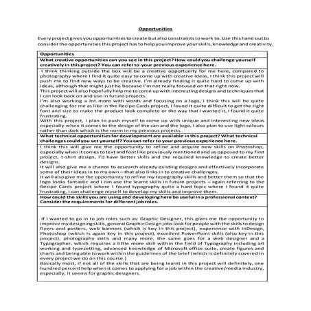 Opportunities Task 2