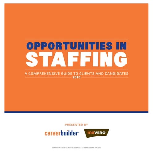 Opportunities In Staffing   Executive Summary