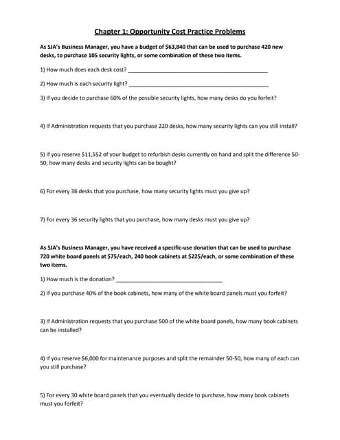 Worksheets Opportunity Cost Worksheet opportunity cost worksheets sharebrowse worksheets