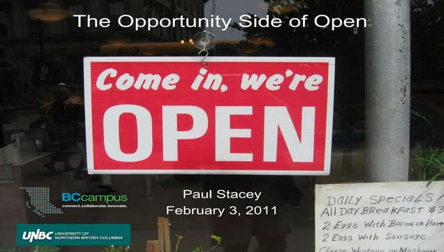 Opportunity sideofopen