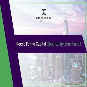 Opportunity zone basics PDF