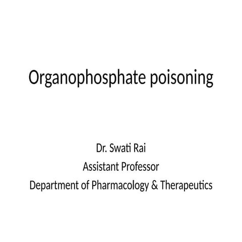 OP Poisoning presentation