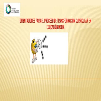  Cambio Curricular Horario Docentes Venezuela 2016-2017