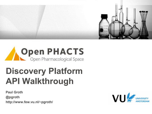 Open PHACTS API Walkthrough