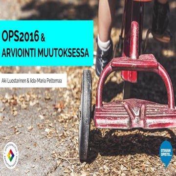 OPS2016 & arvioinnin muutos