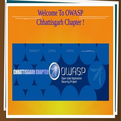 Operational Security Presentation for OWASP Chhattisgarh