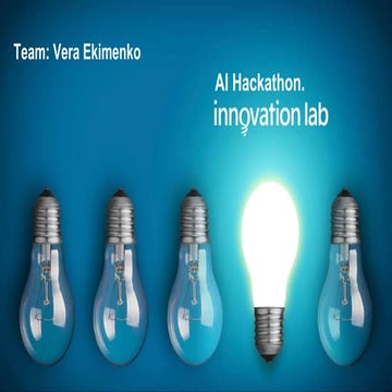 Artificial Intelligence Hackathon | PPTX
