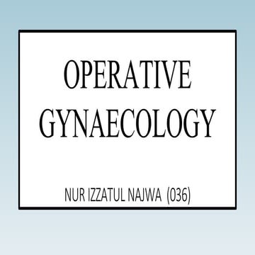 Total abdominal hysterectomy with bilateral salpingo-oophorectomy. | PPT