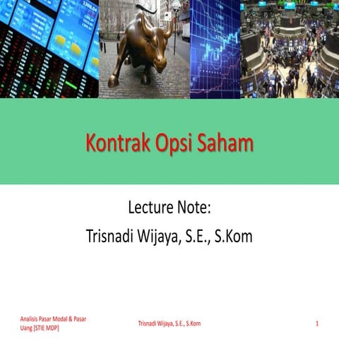 Kontrak Opsi Saham