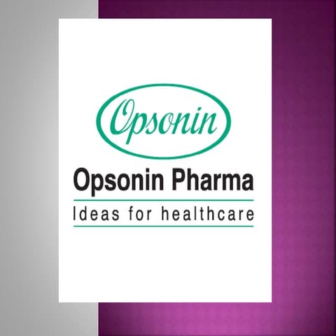 Opsonin pharma