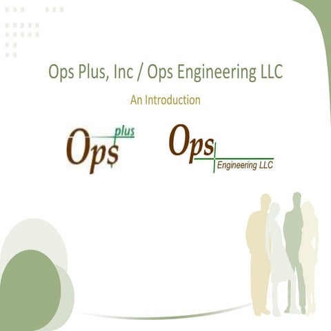 Ops plus presentation 2012