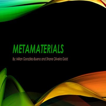 Metamaterials | PPT
