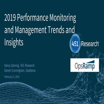 2019 Performance Monitoring and Management Trends and Insights