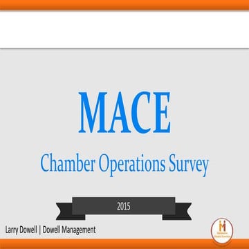 MACE Operations Survey teaser