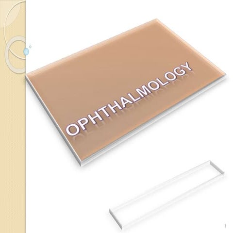 OPTHALMOLOGY medical surgical specialist