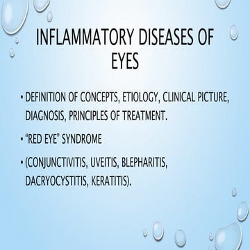 Opthalmology- inflammatory diseases of Eye.pptx