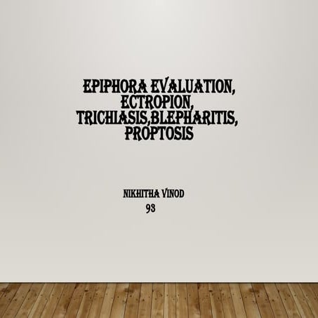 Opthalmology epiphora presentation .pptx