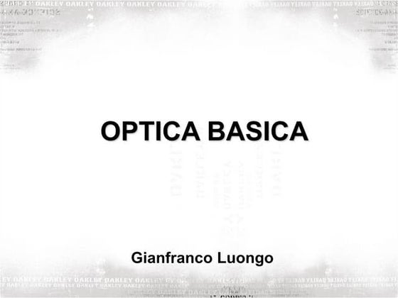 Transposiciones prescripciones opticas | PPT
