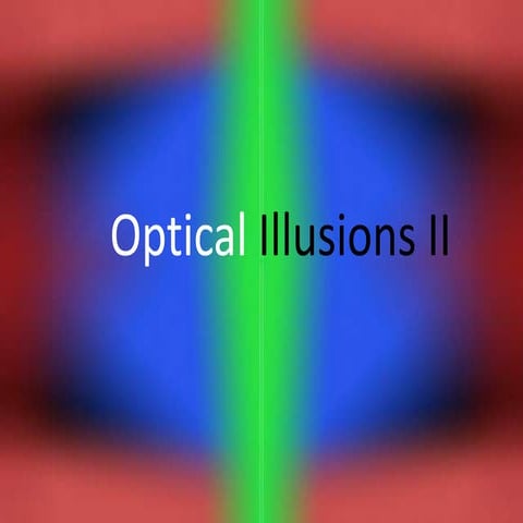 Optical  Illusions  I