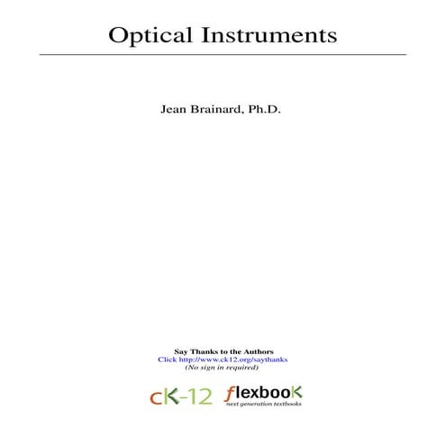 Optical instruments