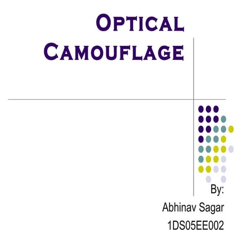 Optical camouflage abhinav.ppt