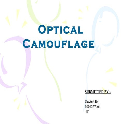 Optical Camouflage