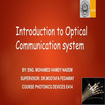 Optical communication system