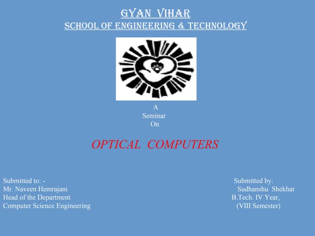 Optical Computer