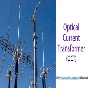 Optical Current Transformer (OCT)
