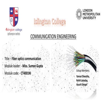 Optical fiber communication || History and working principle || Yaman Shrestha