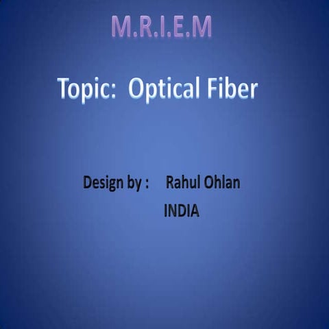Optical fiber communication system Important paper 