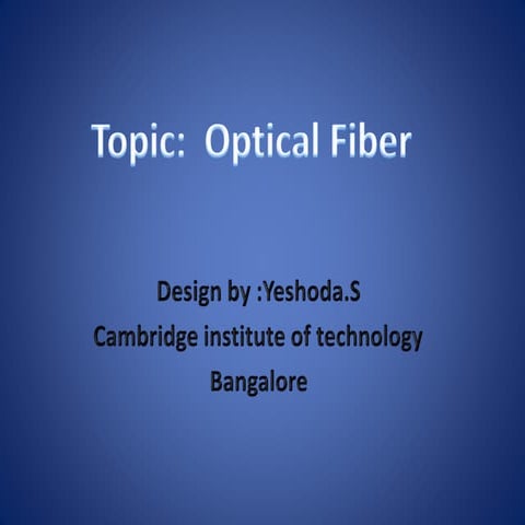 Optical fibercommunictionsystem