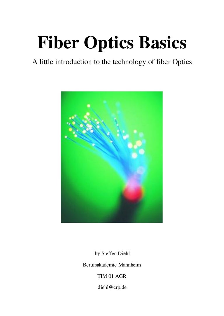 Optical fibers basics