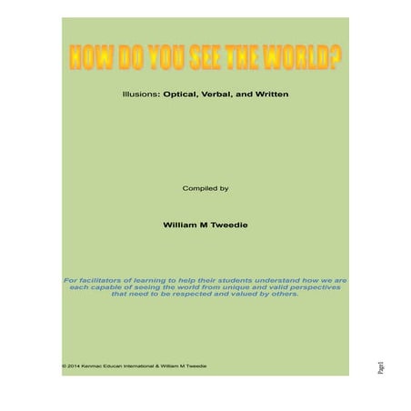 How Do You See the World - Optical illusions 