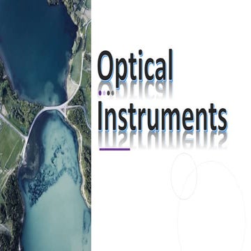 Optical instruments