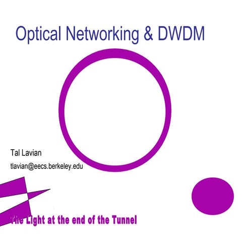 Optical Networking & DWDM
