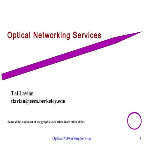 Optical Networking Services