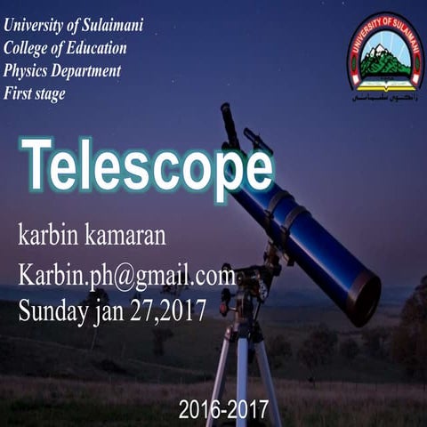 Optical telescope