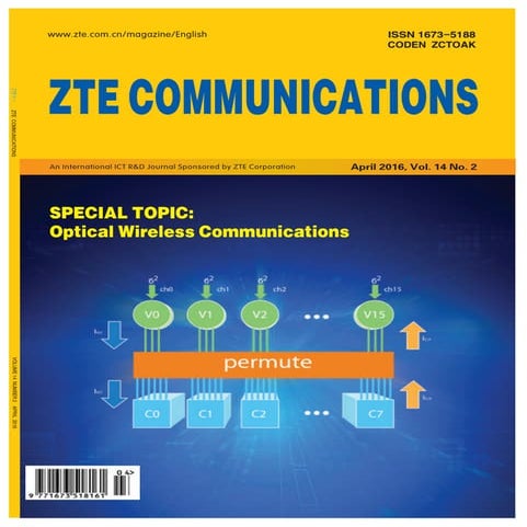 ZTE COMMUNICATIONS No.2 2016 : Optical wireless communications