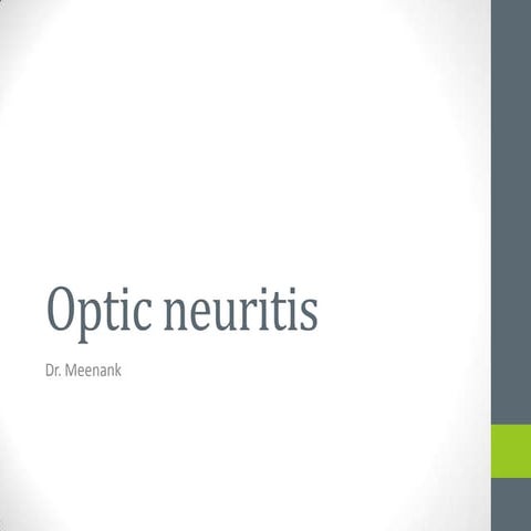 Optic neuritis-M.B